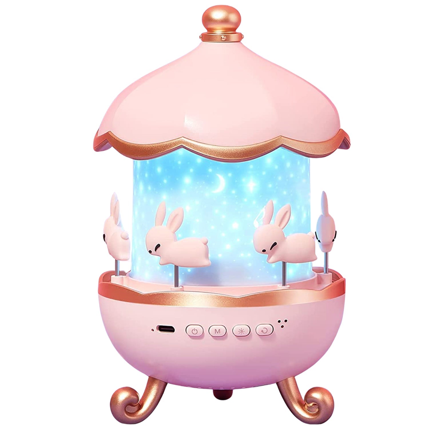 Star Spin Bunny Carousel Lamp Star Spin Bunny Carousel Lamp